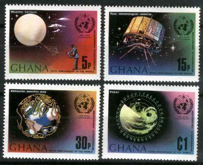 1943 GHANA 1973 Meteorological cooperation **MNH  