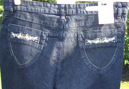 COSMOPOLITAN JEANS DARK DENIM COTTON POLY SPANDEX STRAIGHT MID RISE 