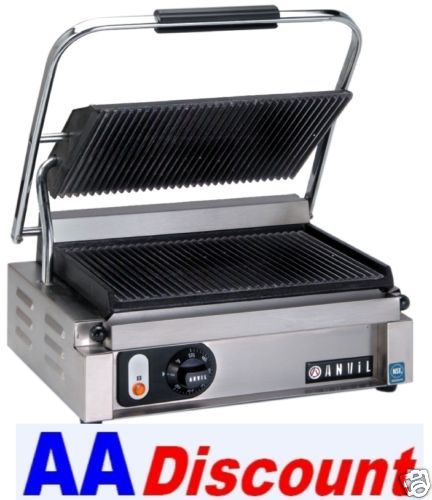 NEW ANVIL PANINI RIBBED SANDWICH GRILL PRESS TSI7001  