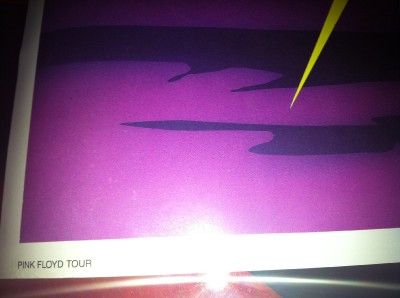 PINK FLOYD 1988 Tour Poster Harron Dark Side of the Moon Wall AIRPLANE 