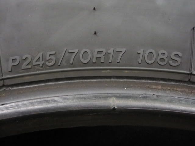 ONE DAYTON TIMBERLINE H/T II 245/70/17 TIRE (WW1118)  