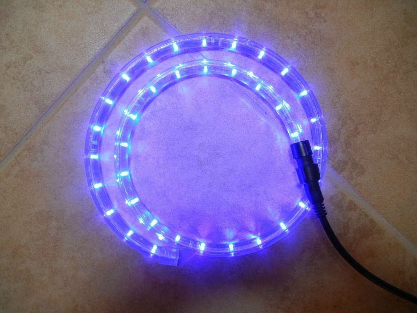 12V LED Rope Lights   BLUE Lighting  