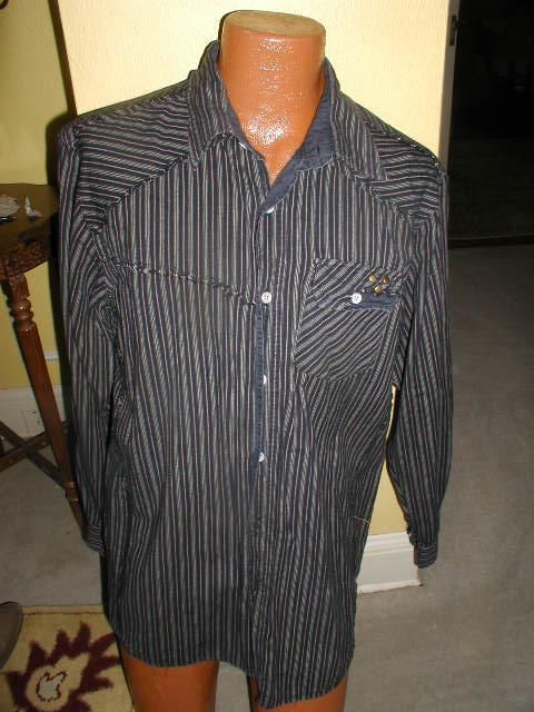 Mens sz XL MODERN CULTURE Western Shirt ROCKABILLY  