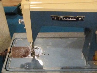 Vintage Visetti Deluxe Sewing Machine near mint  