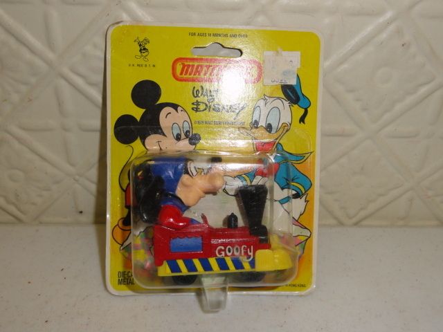 1979 WALT DISNEY MATCHBOX DIE CAST METAL CAR GOOFY WD 10 TRAIN 1980 