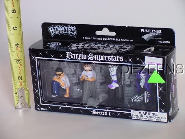 HOMIES 4 PIECE SET FIGURINES FIGURE SERIES ONE  