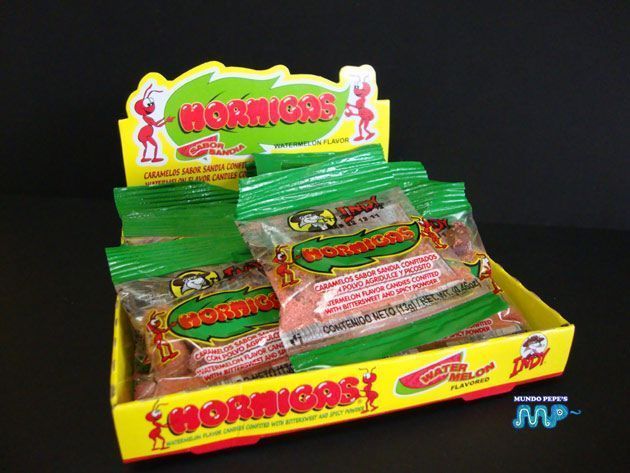 Hormigas Indy Watermelon Bittersweet Spicy Candy Mexico  