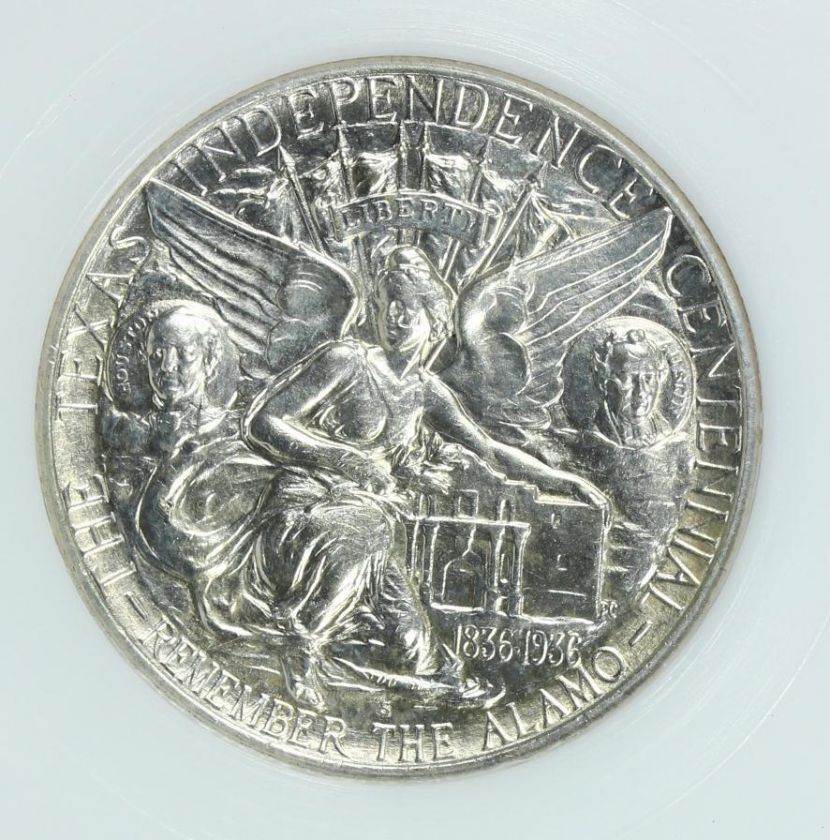 1936 S Texas Independence Centennial 50¢ Half Dollar Silver 