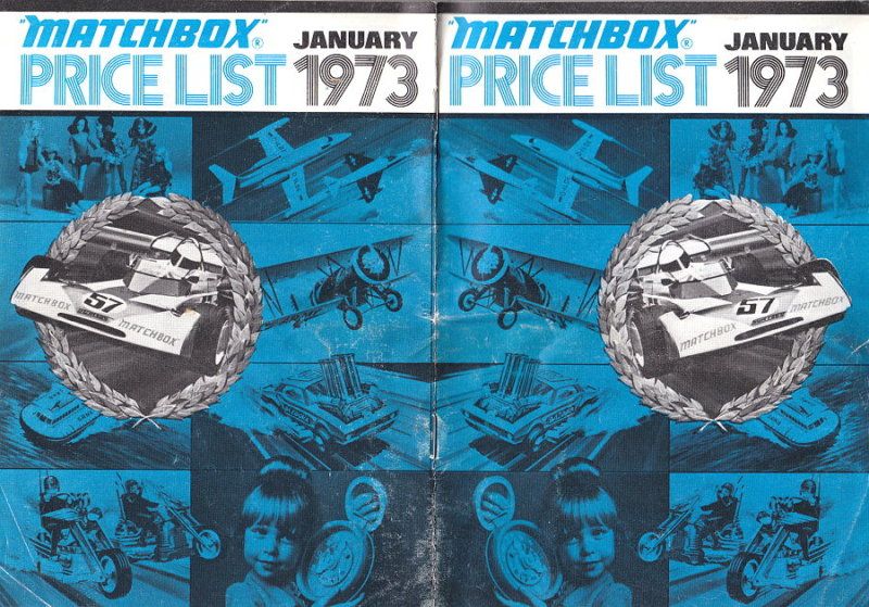 Pricelist Matchbox / Lesney England january 1973  