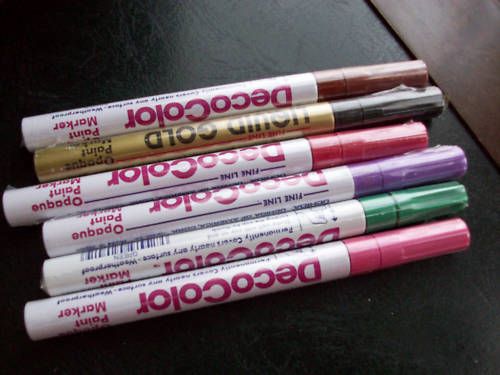 DecoColor Fine Line Opaque Paint Markers  