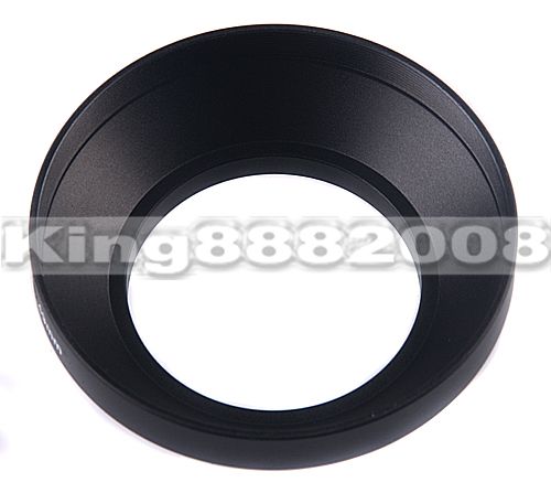 Camera 72mm Screw Metal Wide angle Lens Hood digital  