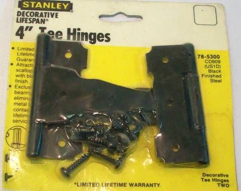 STANLEY Decorative Lifespan 4 Tee Hinges   Pack of (2)  