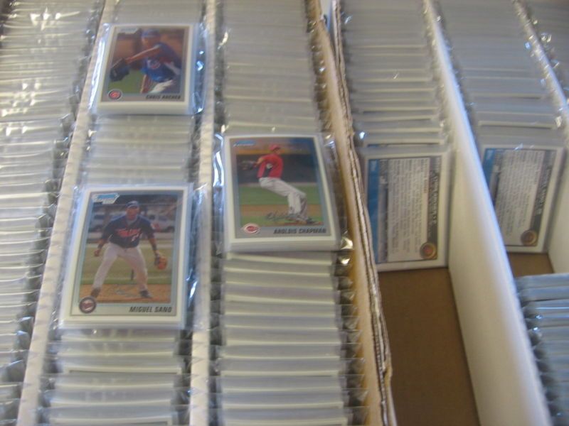 10) 2010 BOWMAN CHROME BCP201 EHIRE ADRIANZA RC LOT  