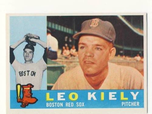 1960 TOPPS #94 LEO KIELY BOSTON RED SOX  