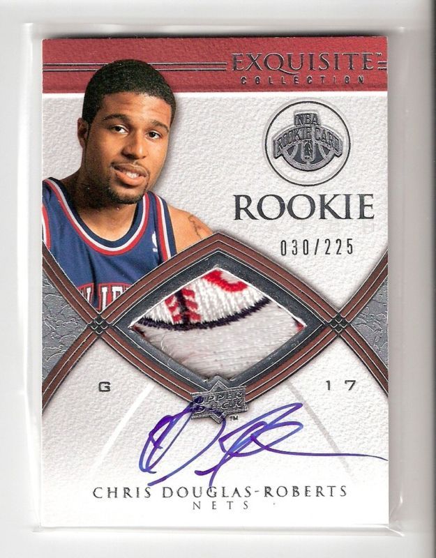 CHRIS DOUGLAS ROBERTS 08/09 exquisite auto logo RC /225  