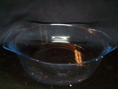 Marinex Casserole Dish 1.5 Qt Blue Glass Brazil s3204  