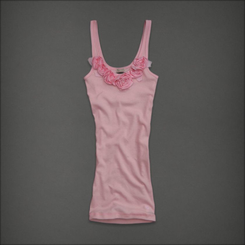 Abercrombie LUCY Tank Top Shirt NEW $40 pink  