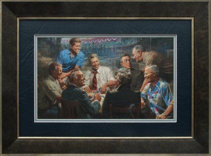 True Blues 8 Democrat Presidents by Andy Thomas Framed  