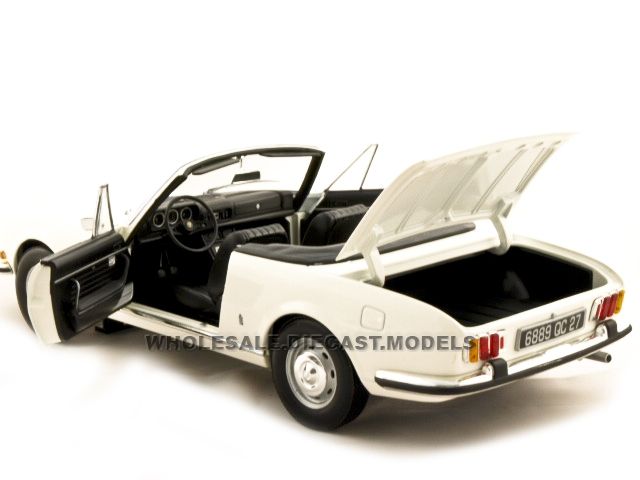 1970 PEUGEOT 504 CABRIOLET WHITE 118 DIECAST NOREV  