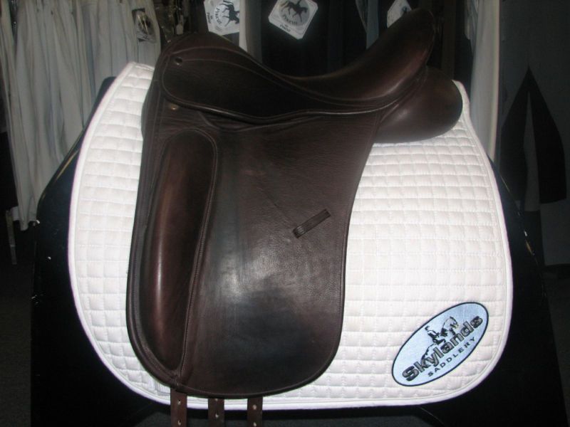 Used County Perfection Dressage Saddle 16.5 Brown  