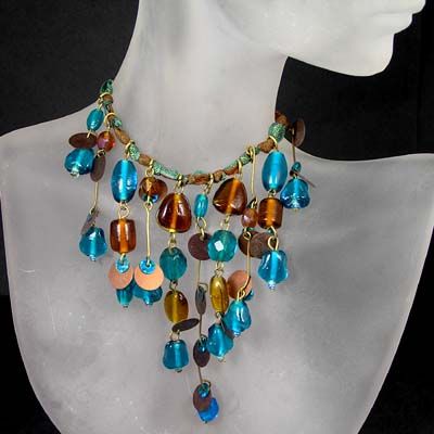 New Boho Chunky Turquoise Statement Necklace Choker  