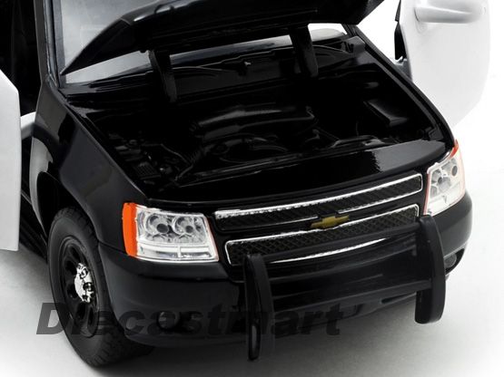 JADA 124 2010 CHEVY TAHOE NEW UNMARKED DIECAST POLICE VEHICLE BLACK 