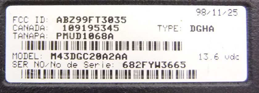 MOTOROLA M43DGC20A2AA RADIUS SM50 2 CHANNEL VHF 150 170 MHZ MOBILE 