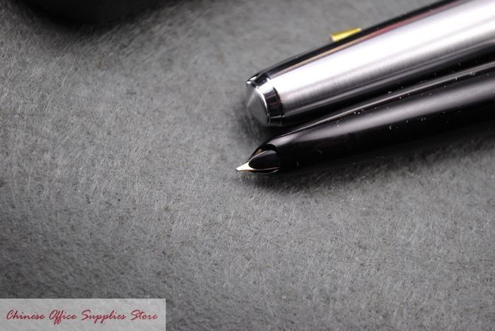 Hero 100 Fountain Pen 14K Gold F Nib Brand New(Black)  