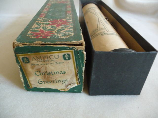 Player Piano Roll AMPICO Christmas Greetings Suskind  