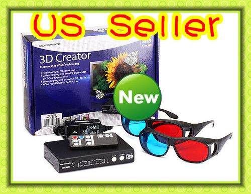 New 3D Creator 2D to 3D HDTV/DLP Converter 1080P/12bit  