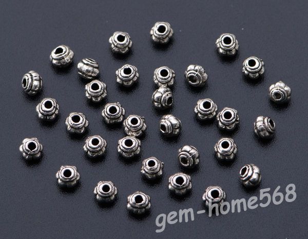 200 Tibetan Silver Cute Lantern 5mm Beads Spacer X 078  