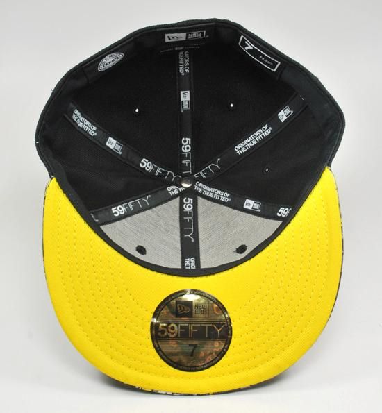   59FIFTY HAT CAP DC 5950 COMICS BATMAN VISOR STORY BLACK YELLOW  