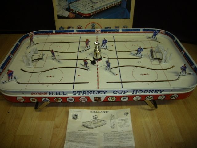   COLECO NHL STANLEY CUP TIN METAL HOCKEY GAME TOY EAGLE TOYS OLD  