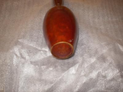 Art Deco, 9 1/2, Pottery, Brown Glaze, Bud Vase  