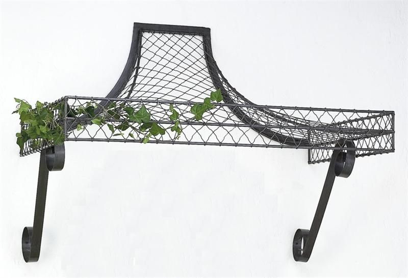 French Old World Polished Steel Lattice Garden Arbor  