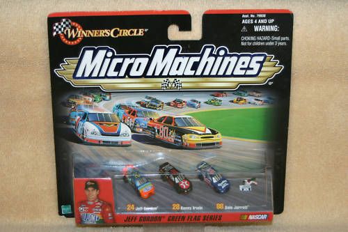 JEFF GORDON #24,IRWIN,JARRETT MICROMACHINES NASCARS  