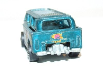 Vintage 1969 Hot Wheels Redline Aqua Beach Bomb VW Van  