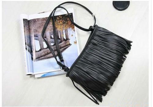 Fashion Lady Hobo handbag Fringe Tassel Purse Shoulder bag  