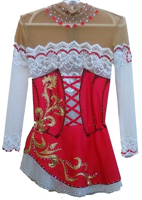 Competition Rhythmic Gymnastics leotard Skating Dress  