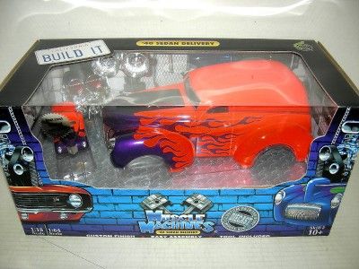 40 SEDAN DELIVERY ORANGE FLAMED BUILD IT KIT RARE MIB.  