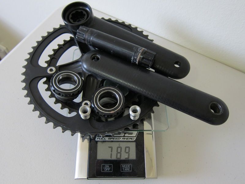 Cannondale Magic Saeco road crankset complete, rare  