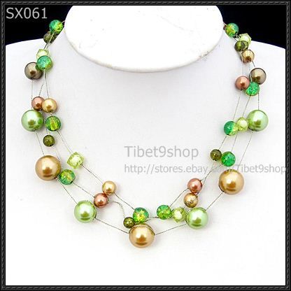 54P 18 sets Wholesale Silk Necklace Bracelet Ear SX5B18  