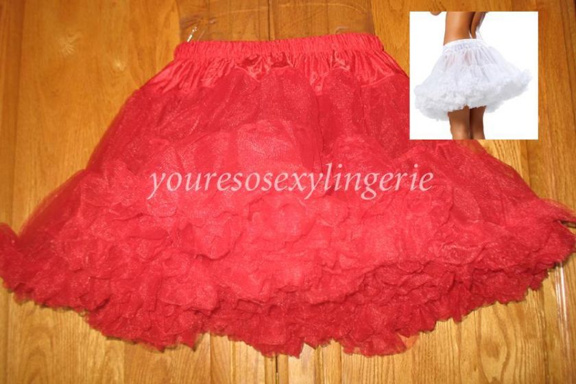 Plus Size FLUFFY LAYERED TULLE PETTICOAT Costume 1x 2x  