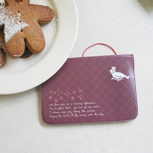 DEBIT CREDIT CARD CASE HOLDER card pocket_spring bird  