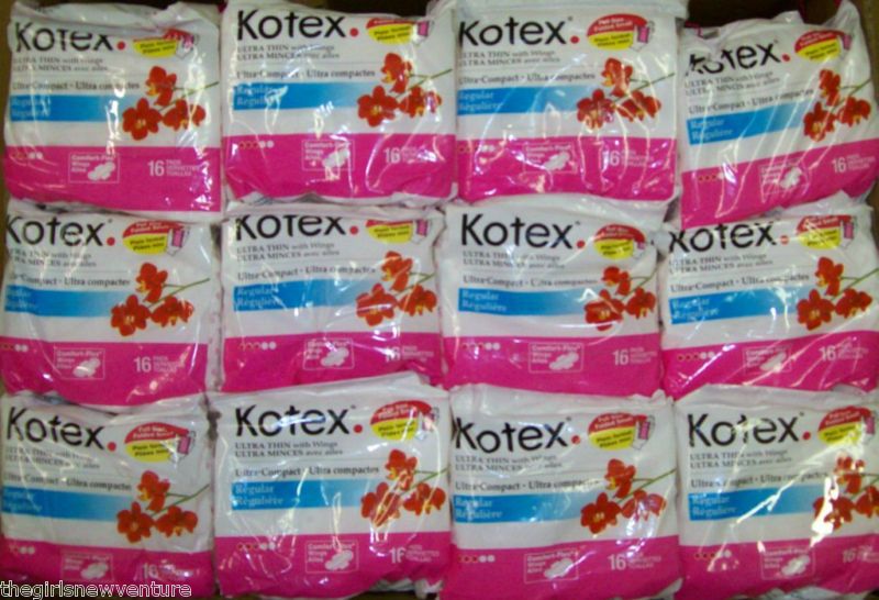 Lot New Assorted Kotex Poise Feminine Hygiene Products  