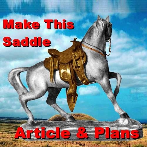 HOW TO MAKE MINIATURE WESTERN SADDLE NOTES & PLAN on CD  