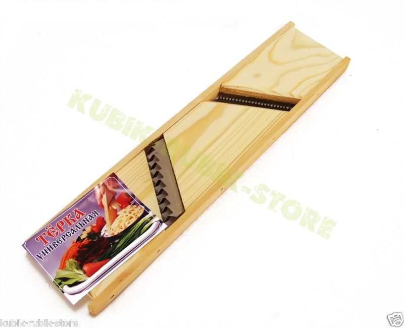 RUSSIAN PINEWOOD WOODEN GRATER FOR KOREAN CARROT 12  