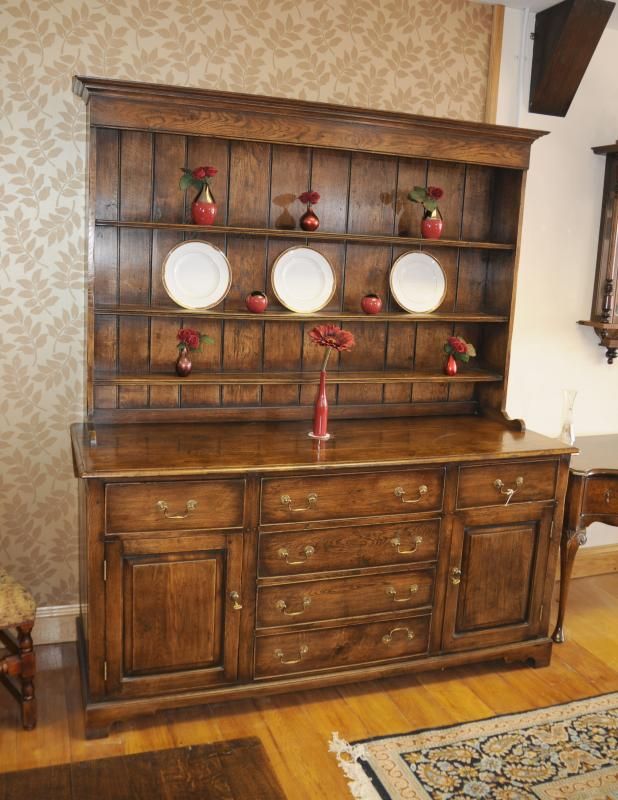 7f Kitchen Welsh Dresser Oak Farmhouse Dressers  