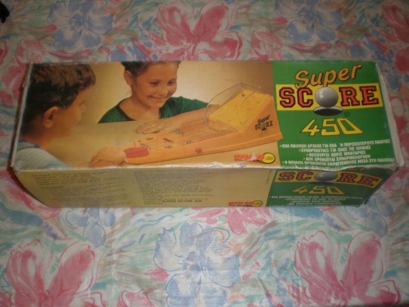 80S VINTAGE SUPER SCORE 450 OSCAR TOYS GREEK GAME MIB  