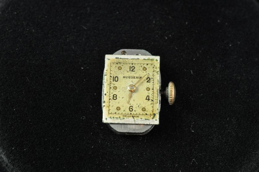   VINTAGE LADIES HUGUENIN WRISTWATCH MOVEMENT CALIBER 1201 ***  